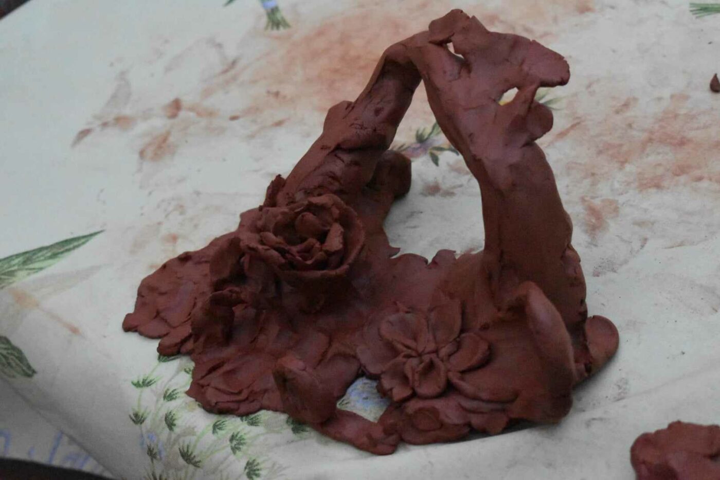 sculpture en terre glaise